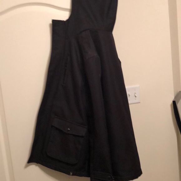 Large black winter jacket.  Good condition. - Picture 2 of 3